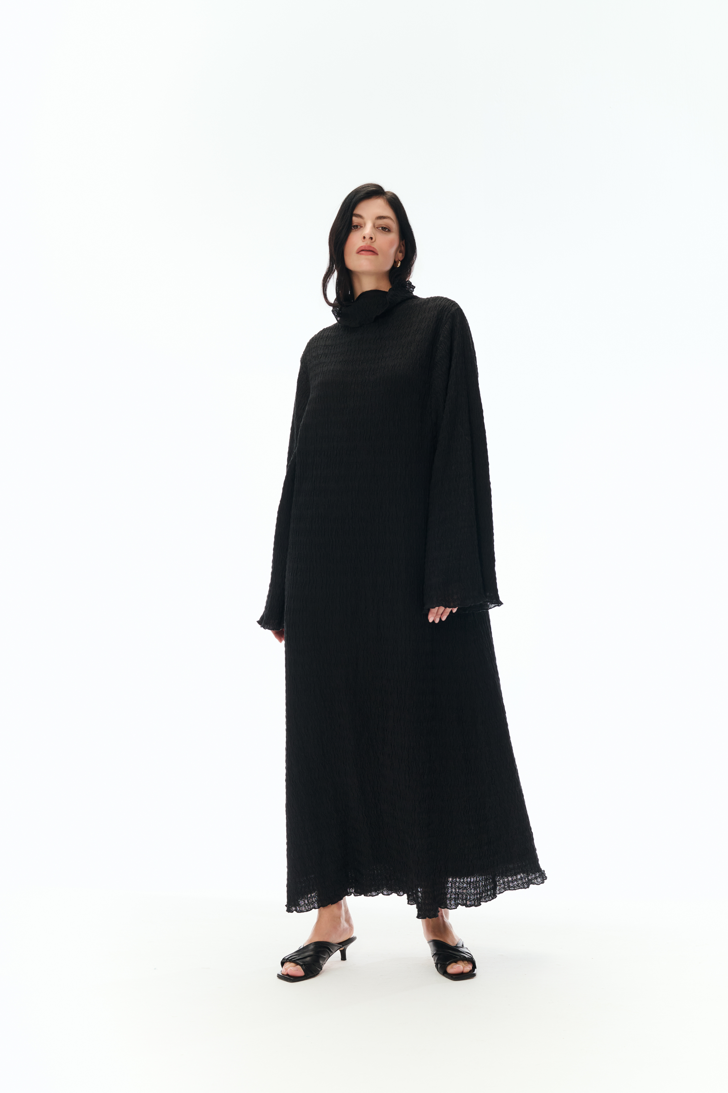 THE WOVEN DRESS NOIR